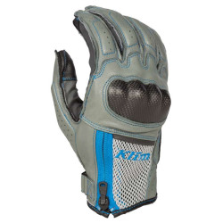 Summer gloves Klim INDUCTION 2022 COOL GRAY ELECTRIC BLUE