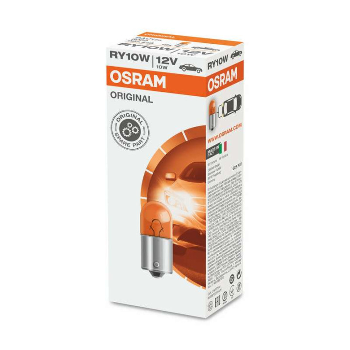 OSRAM RY10W BAU15S orange flasher bulb
