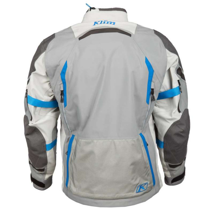 Veste moto Klim BADLANDS PRO Gris/Bleu