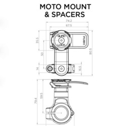Support moto Quad Lock 2