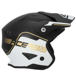Casque moto jet Acerbis ARIA 22.06 BLANC/NOIR/OR 2