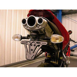 Plate holder R&G DAYTONA 675 (with silent origin or Arrow oval)