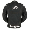 Summer motorcycle jacket Furygan ATOM VENTED EVO Black/White