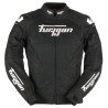 Summer motorcycle jacket Furygan ATOM VENTED EVO Black/White