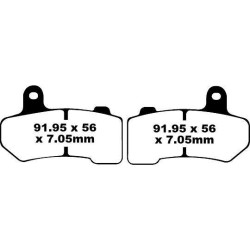 Sinter EBC FA409HH Harley FLH 08-16 V-ROD 06-16 brake pads
