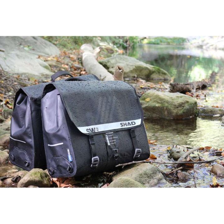 Shad SW42 50-liter waterproof motorcycle panniers