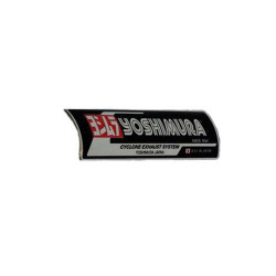 Plaque YOSHIMURA JAPAN pour silencieux rond et tri-oval