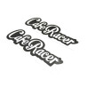 Pack of 2 CAFE RACER stickers 23x7 cm