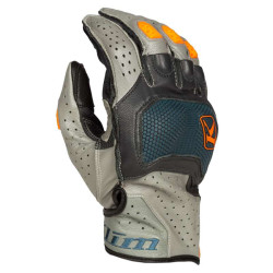 Gants moto KLIM BADLANDS AERO PRO SHORT Petrol Strike Orange
