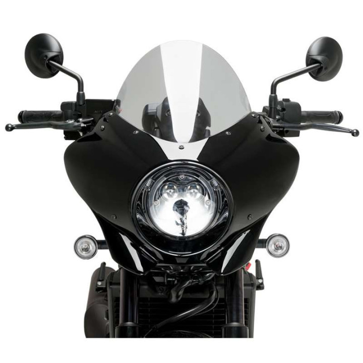 Puig MIRAGE TOURING half fairing Black Gloss (21461) HONDA CMX 1100 REBEL