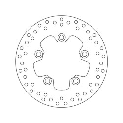 Brembo Oro Series rear brake disc 68B40726 Suzuki BURGMAN 250 07- and BURGMAN 400 06-09