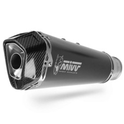 Mivv DELTA RACE approved muffler Inox black (B.033.LDRB) BMW F850GS