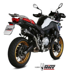 Silencieux homologué Mivv DELTA RACE Inox noir (B.033.LDRB) BMW F850GS 2
