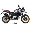 Silencieux homologué Mivv DELTA RACE Inox noir (B.033.LDRB) BMW F850GS