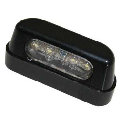 Brazoline motorcycle plate light