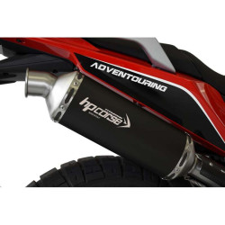 HP Corse SP-1 TITANE BLACK approved muffler Moto Morini X-CAPE