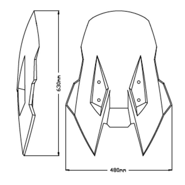 Bulle Puig TOURING (20411) DL1050 V-STROM