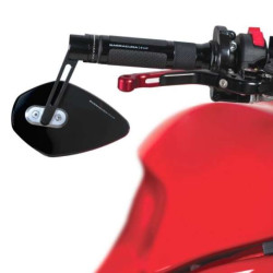 Rétroviseurs embouts de guidon Barracuda SKIN-X BAR END Noir 2