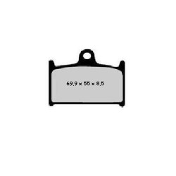 Plaquettes de frein semi-metal Nissin 2P208NS