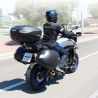 Expandable motorcycle top case Shad SH58X 46-58L