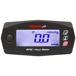 Compteur d'heure et tours KOSO Mini Style (BA033W00)