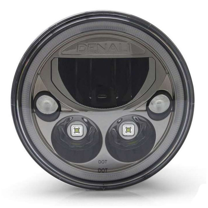 Phare DENALI M7 LED D177mm Noir/Chrome