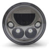 DENALI M7 LED headlight D177mm Black/Chrome