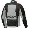Veste Enduro T.UR J-THREE ARM LINK Gris Clair/Rouge