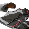 Veste Enduro T.UR J-THREE ARM LINK Gris Clair/Rouge