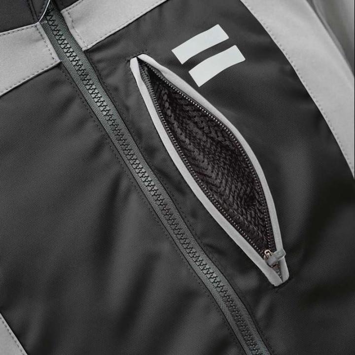 Enduro Jacket T.UR J-THREE ARM LINK Light Grey/Red