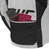 Enduro Jacket T.UR J-THREE ARM LINK Light Grey/Red