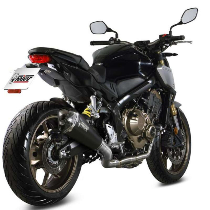 Ligne complète Mivv DELTA RACE Inox noir (H.072.LDRB) Honda CB650R CBR650R 19-