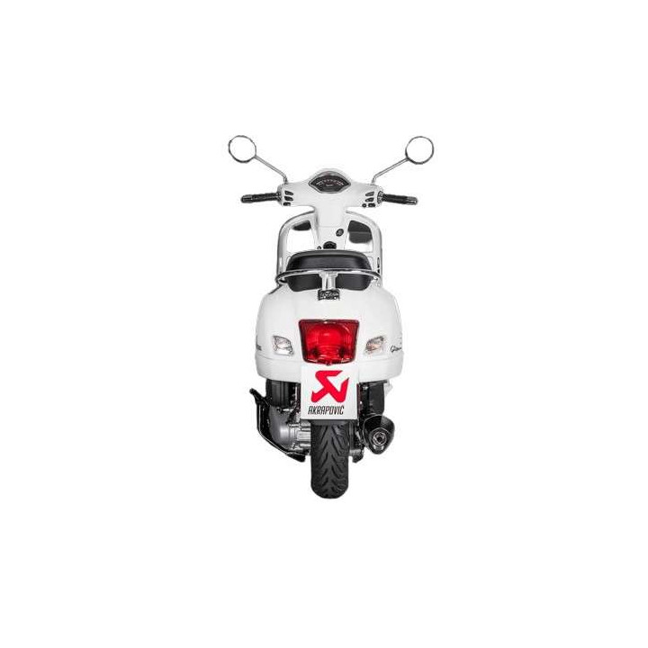 Akrapovic Inox approved muffler Piaggio Vespa GTS 125 (S-VE125SO2-HZBL)