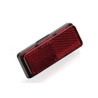 PUIG-approved red reflector 75 x 25 mm