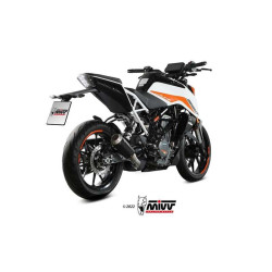 Silencieux Mivv MK3 Inox noir (KT.025.SM3B) KTM Duke 125/390 2