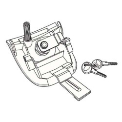 Shad D1B29MAR complete lock SH29 top case