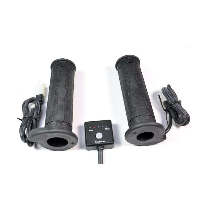 Poignées chauffantes QUAD Tecnoglobe LUXE 120/22mm