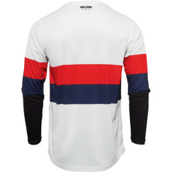 Maillot moto cross Thor HALLMAN DIFFER DRAFT 2022 WHITE/RED/NAVY 2
