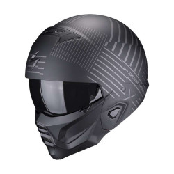 Casque Scorpion EXO-COMBAT II MILES Noir mat / Argent