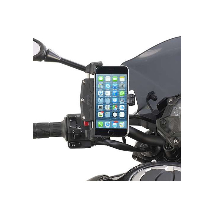 Support smartphone universel GIVI S920L SMART CLIP