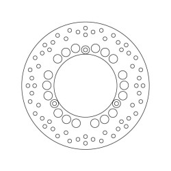 Disque de frein arrière Brembo Série Oro 68B407C4 Yamaha MAJESTY 400 04-