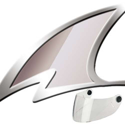 Ecran FUME CLAIR préparé pinlock pour casque Shark SPARTAN RS / GT / SPARTAN GT CARBON