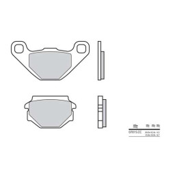 Plaquettes de frein carbone céramique arrière BREMBO 07015CC