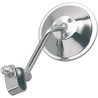 Rétroviseur universel à collier EMGO Chrome 10cm