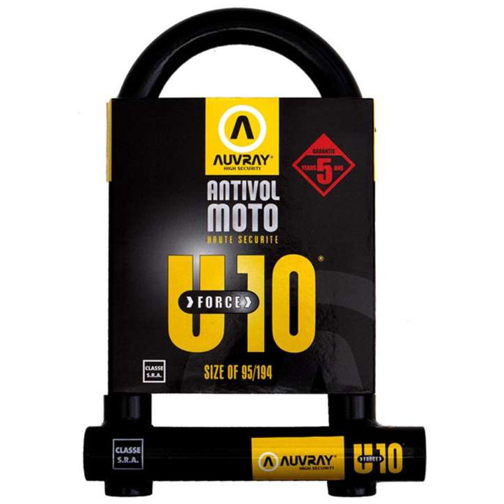 Motorcycle lock AUVRAY U FORCE 10 95 x 194 mm