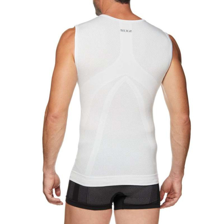 SIXS SMX WHITE CARBON motorcycle thermal tank top