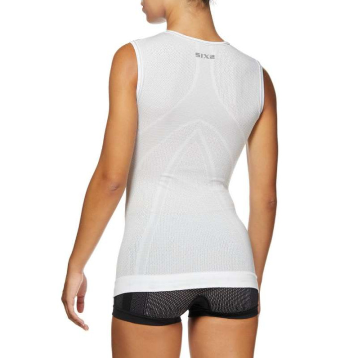 SIXS SMX WHITE CARBON motorcycle thermal tank top