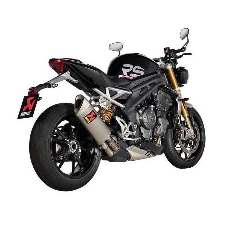 Akrapovic Titanium-approved muffler Triumph Speed Triple 1200 RS/Speed Triple 1200 RR (S-T12SO5-HAPXLT)