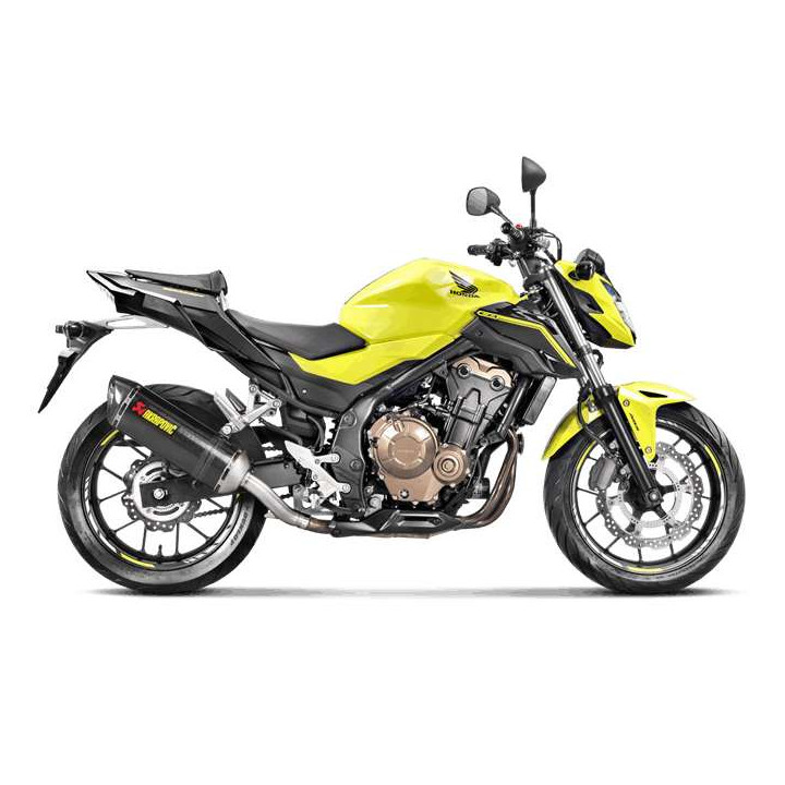 Akrapovic Carbon approved muffler Honda CB500F CBR500R 16-