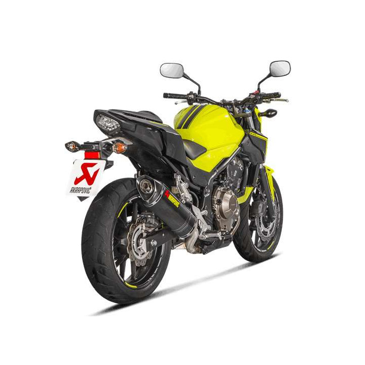 Akrapovic Carbon approved muffler Honda CB500F CBR500R 16-